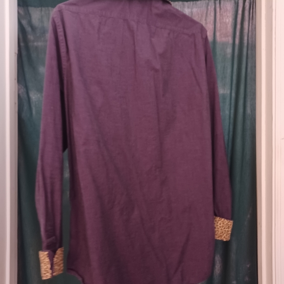 Womans Purple and Cheetah Size LARGE - Picture 5 of 5